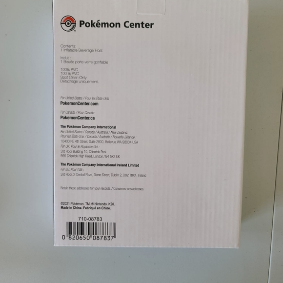 Pokémon Summer Days Lapras Inflatable Beverage Float (2 pieces) - Picture 6 of 8